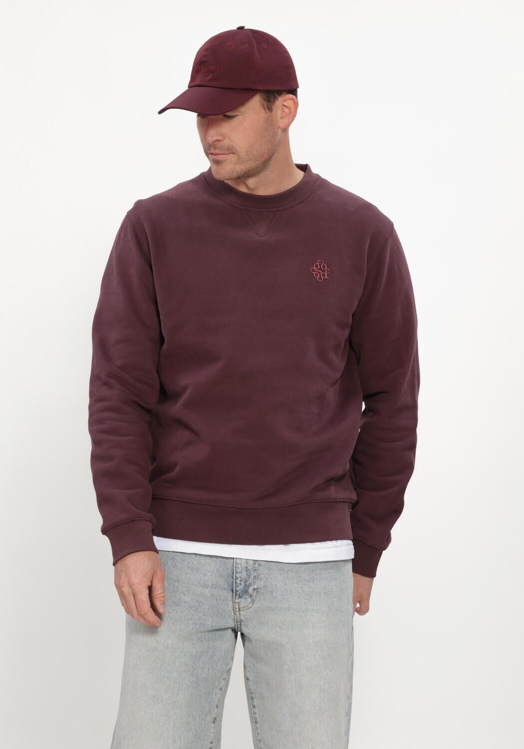 Bordeaux THE GOODPEOPLE Pullover LOMMY - large