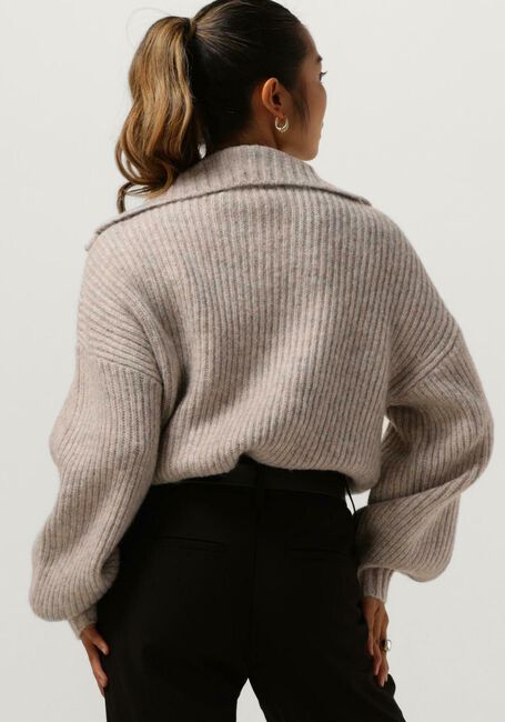 Beige SIMPLE Pullover KNIT-RC-PL-23-1 - large