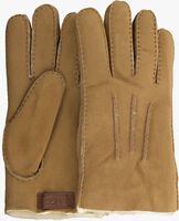 Camelfarbene UGG Handschuhe CONTRAST SHEEPSKIN GLOVE - medium