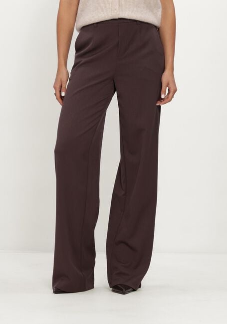 Braune OBJECT Weite Hose OBJLISA WIDE PANT TALL - large