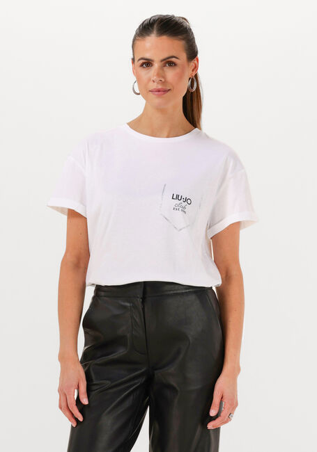 Weiße LIU JO T-shirt ECS T-SHIRT MODA M/C - large