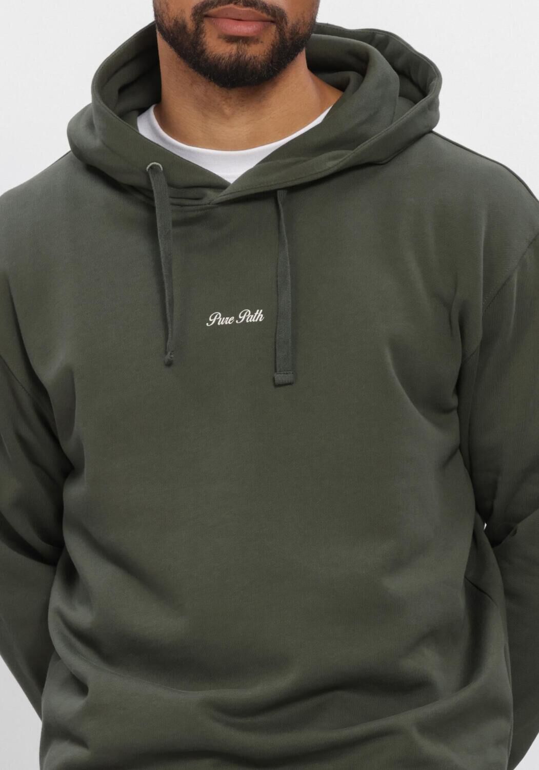 Dunkelgr&uuml;n PURE PATH Sweatshirt FOREST ROOTED - large