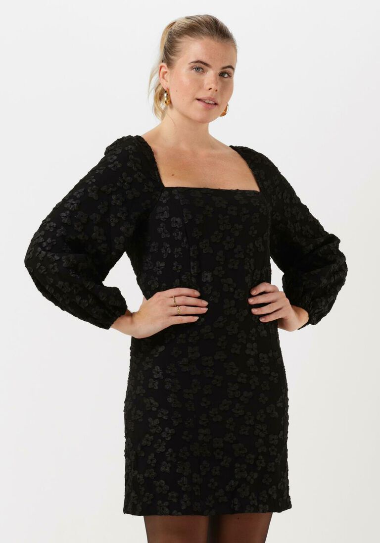 schwarze modström minikleid atira dress