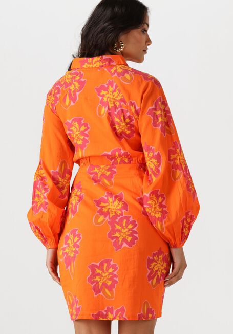 Orangene NOTRE-V Minikleid NV-FLEURETTE - large