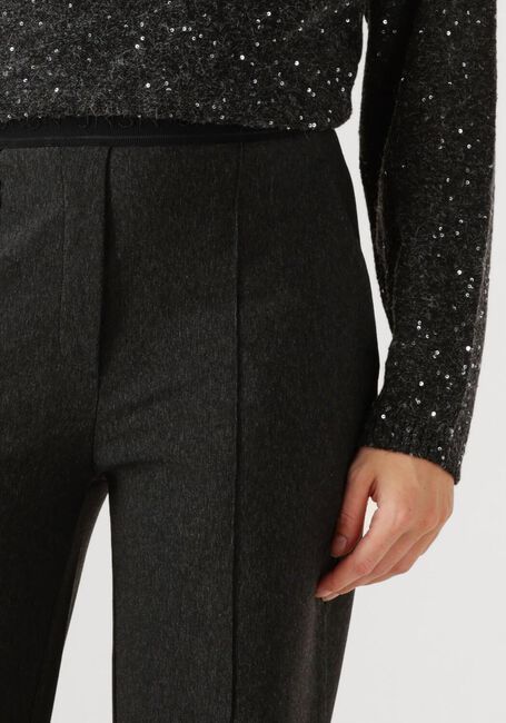 Dunkelgrau JANSEN AMSTERDAM Weite Hose ELLEN BROEK HVM 411 WIDE LEG ELASTIQUE LOGO WAISTBAND - large