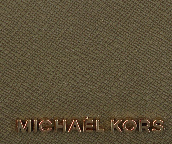 Grüne MICHAEL KORS Portemonnaie FLAP CARD HOLDER - large