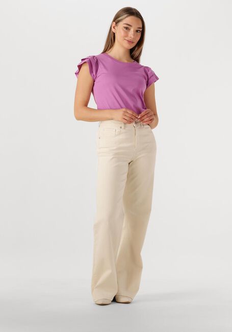 Lilane SELECTED FEMME T-shirt SLFCAMILA SS RUFFLE TEE - large