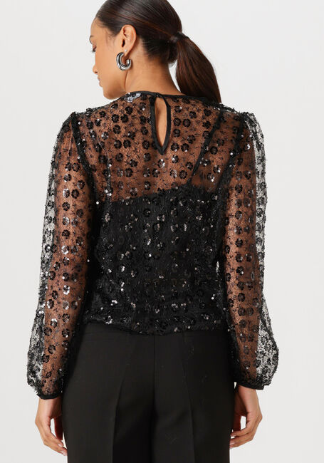 Schwarze OBJECT Top OBJMAISY L/S RE TOP - large