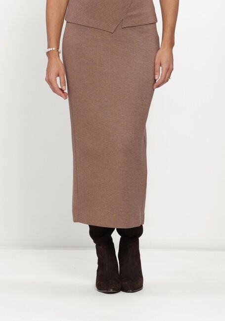 Braune INWEAR Midirock AIDAIW MELANGE SKIRT - large