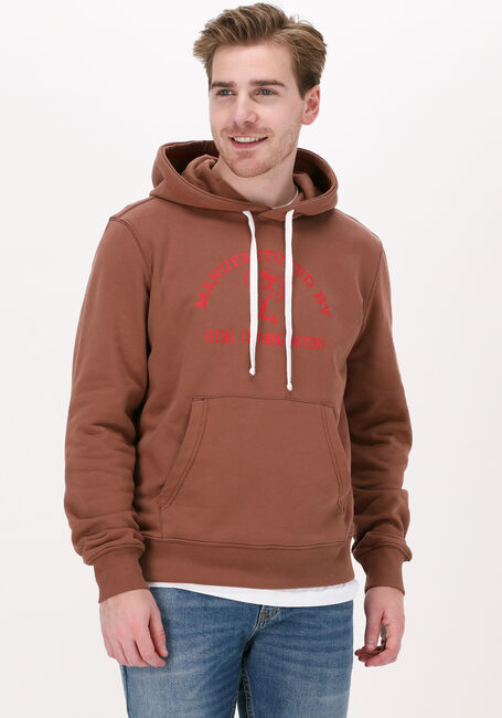 Braune DIESEL Sweatshirt S-GINN-HOOD-C4 - large