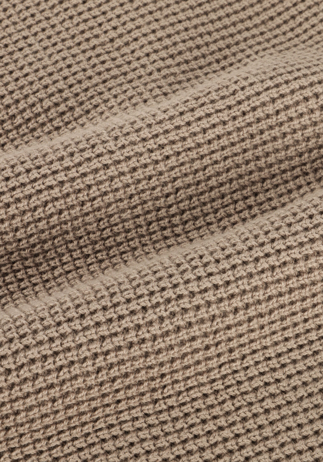 Taupe CALVIN KLEIN Sweatshirt MONOLOGO BADGE SWEATER - large