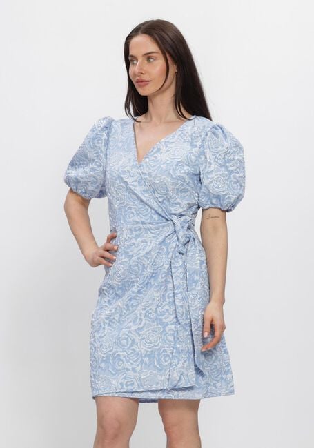 Blaue Y.A.S. Kleider YASCARO SS WRAP DRESS - large