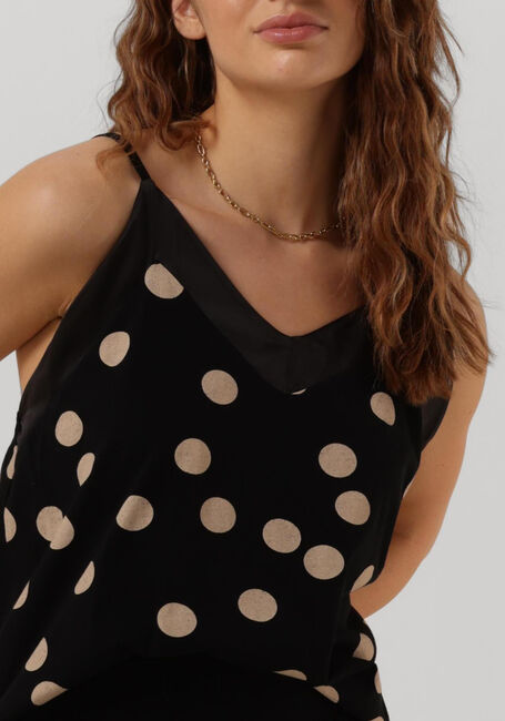 Schwarze 10DAYS Top STRAPPY TOP POLKA DOT - large