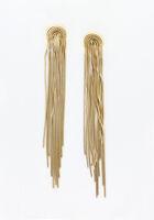 Goldfarbig NOTRE-V Ohrringe EARRING LONG - medium