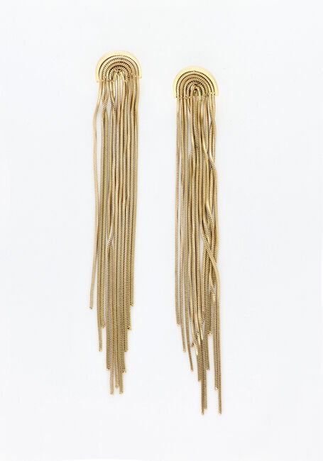 Goldfarbig NOTRE-V Ohrringe EARRING LONG - large