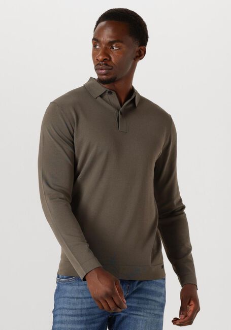 Grüne GENTI Pullover POLO LS - large