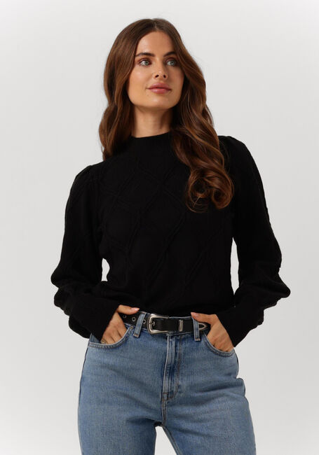 Schwarze Y.A.S. Pullover YASYVA LS KNIT PULLOVER - large