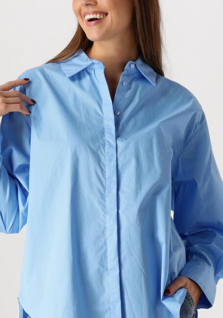 Blaue COPENHAGEN MUSE Blusen CMPOPLIN-SHIRT - large