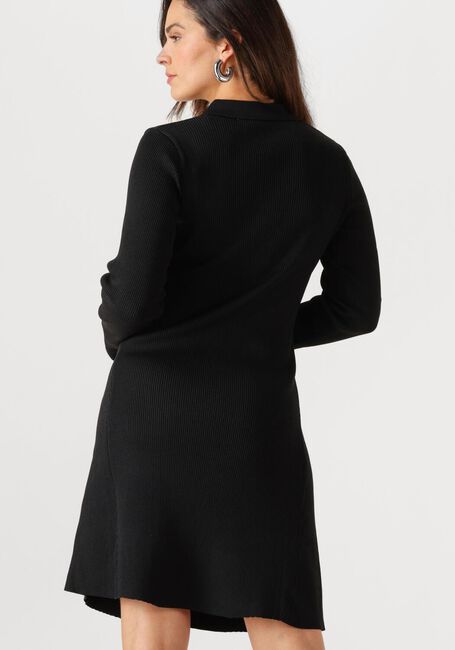 Schwarze Y.A.S. Midikleid YASNAMA LS KNIT DRESS - large