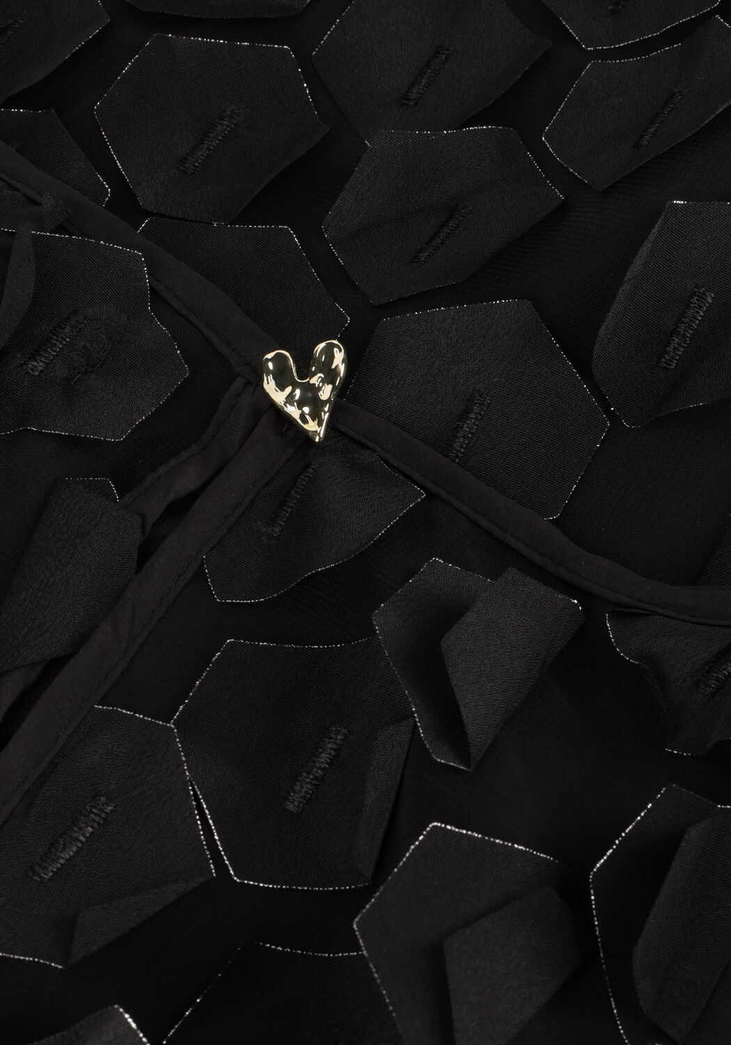 Schwarze JANSEN AMSTERDAM Minikleid 3D560 JURK PIA - large