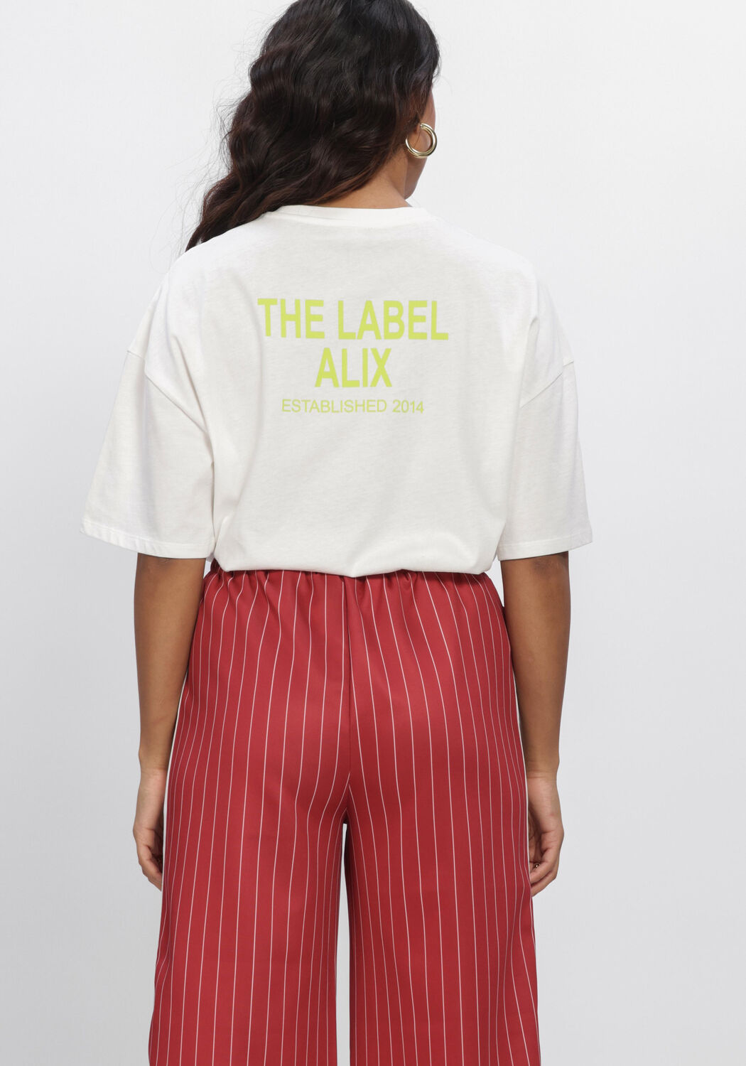 Wei&szlig;e ALIX THE LABEL T-shirt THE LABEL T SHIRT - large
