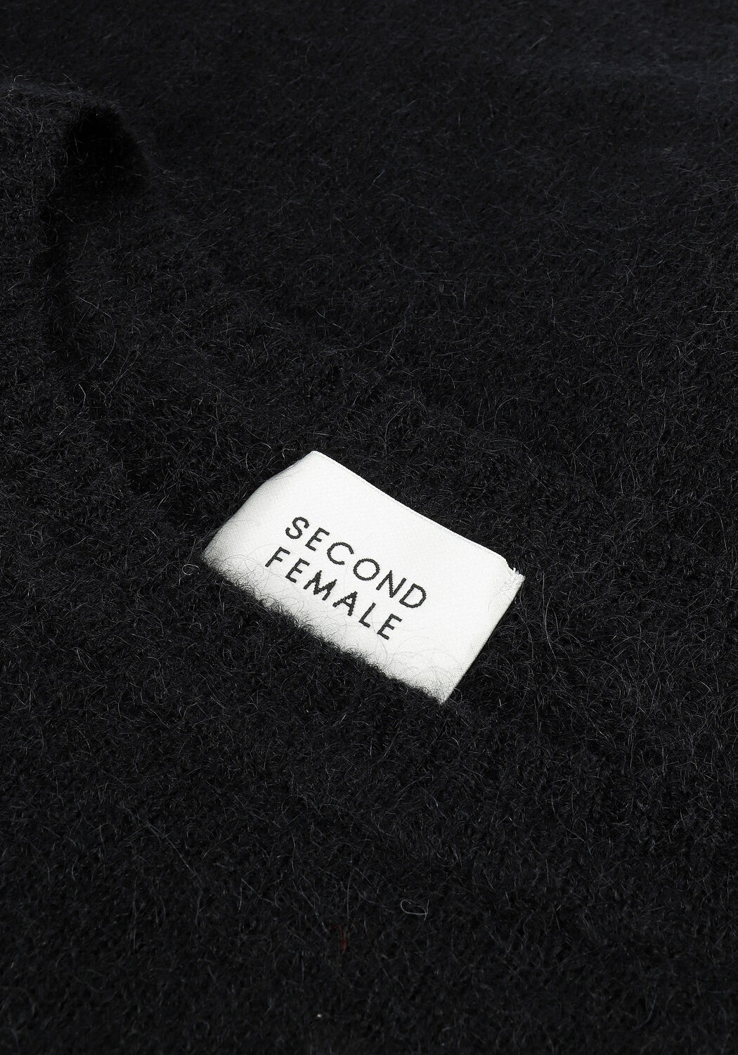 Schwarze SECOND FEMALE Pullover BROOKY KNIT - large