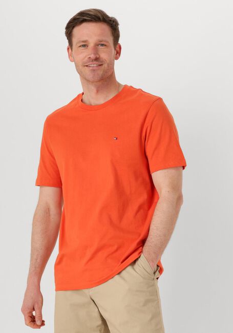 Orangene TOMMY HILFIGER T-shirt ESS SEASONAL REG FIT SOLID TEE - large