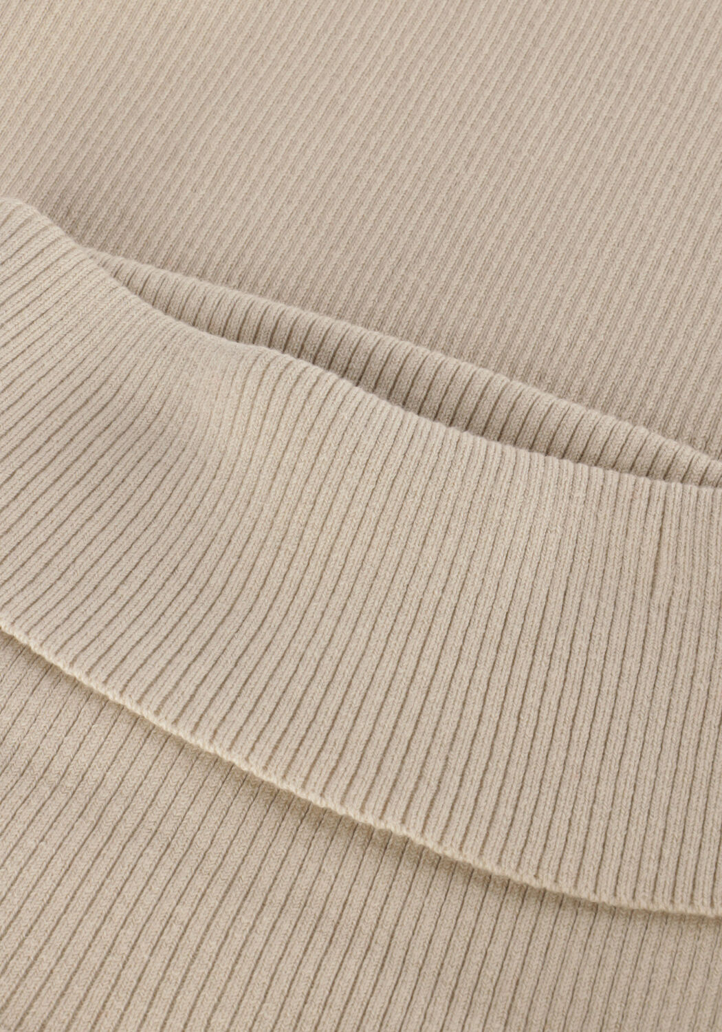 Beige CALVIN KLEIN Rollkragenpullover WOVEN LABEL ROLL NECK SWEATER - large