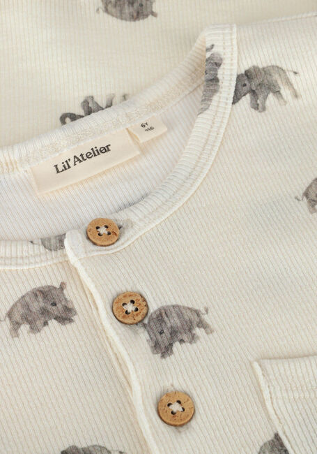 Beige LIL' ATELIER Polos & T-Shirts NMMGAVO EVO LS SLIM TOP LIL - large
