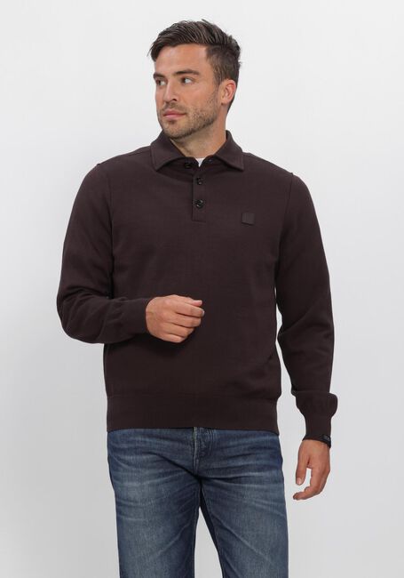 Braune BUTCHER OF BLUE Polo-Shirt CLIFDEN CO POLO - large