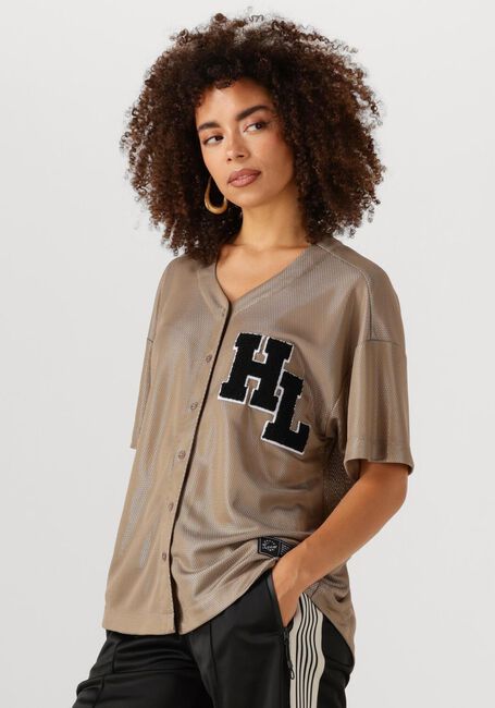 Braune HAUTE L'AMITIÉ Strickjacke COURT TEE - large