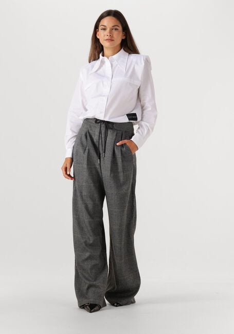 Weiße HAUTE L'AMITIÉ Blusen POPLIN ROLOU SHIRT - large