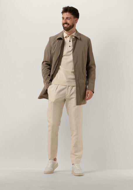 Taupe PROFUOMO Regenjacke OUTERW MGNT CLSR LONG - large