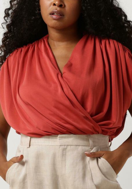 Rote MINUS Top ELVIE MODAL WRAP TOP - large
