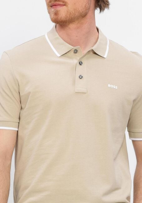 Beige BOSS BLACK Polo-Shirt PARLAY 190 - large