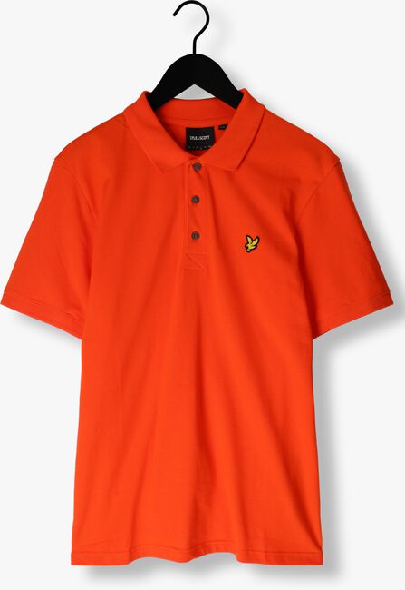 Orangene LYLE & SCOTT Polo-Shirt PLAIN POLO - large