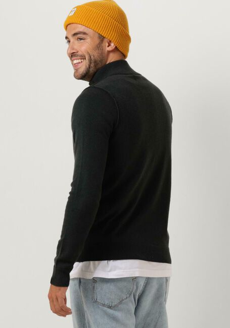 Dunkelgrün BUTCHER OF BLUE Pullover CLIFDEN HALFZIP - large