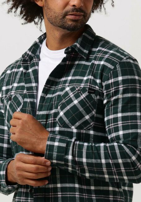 Grüne EDWIN Overshirt LABOUR SHIRT LS HEAVY FLANNEL BRUSHED - large