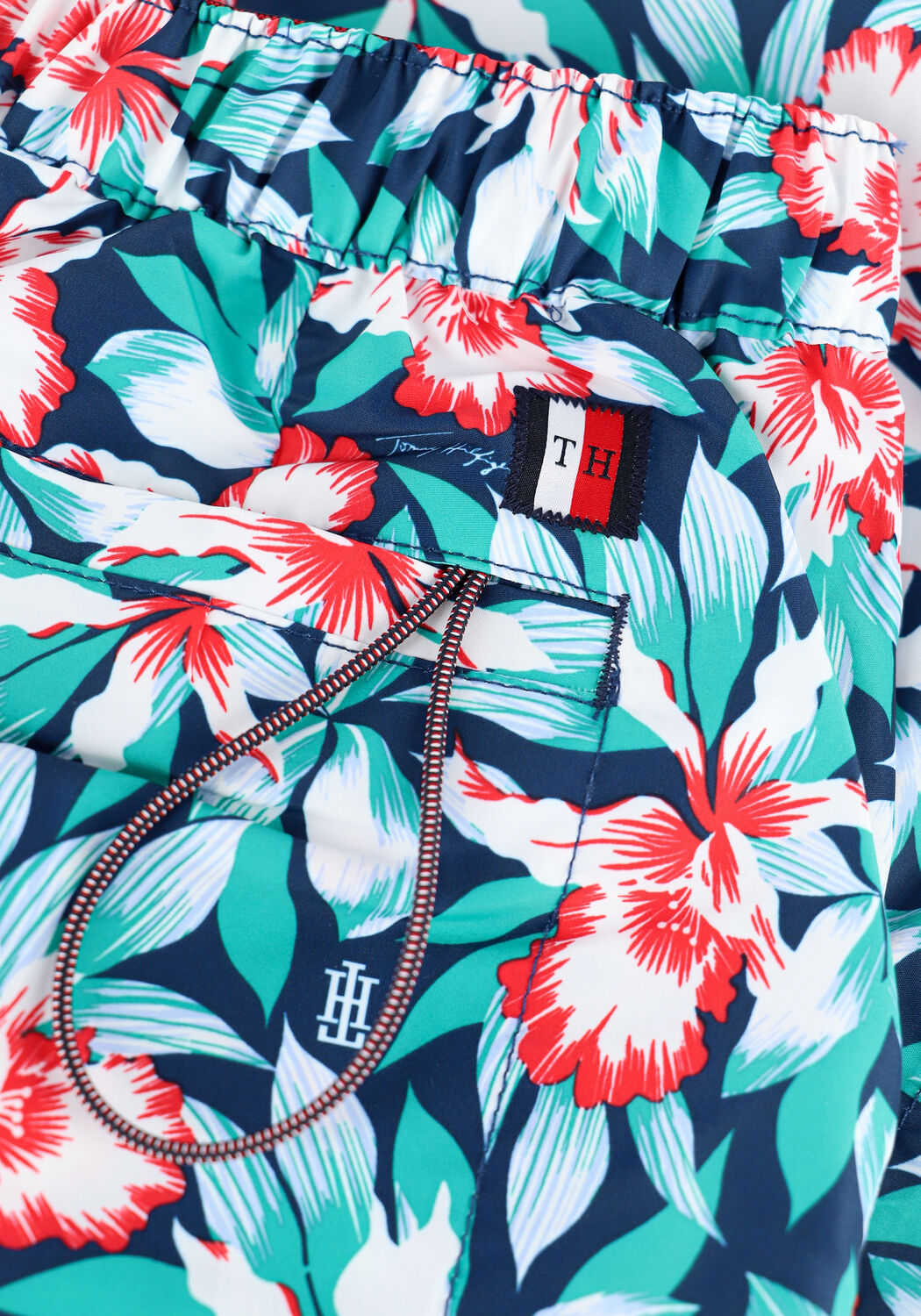 Mehrfarbige/Bunte TOMMY HILFIGER Badehosen MEDIUM DRAWSTRING-PRINT - large