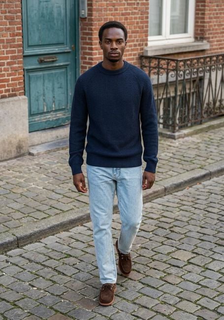 Dunkelblau DRYKORN Pullover RIPPLEY 422117 - large