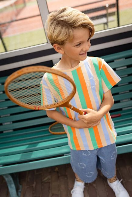 Mehrfarbige/Bunte Sproet & Sprout T-shirt T-SHIRT VERTICAL STRIPES - large