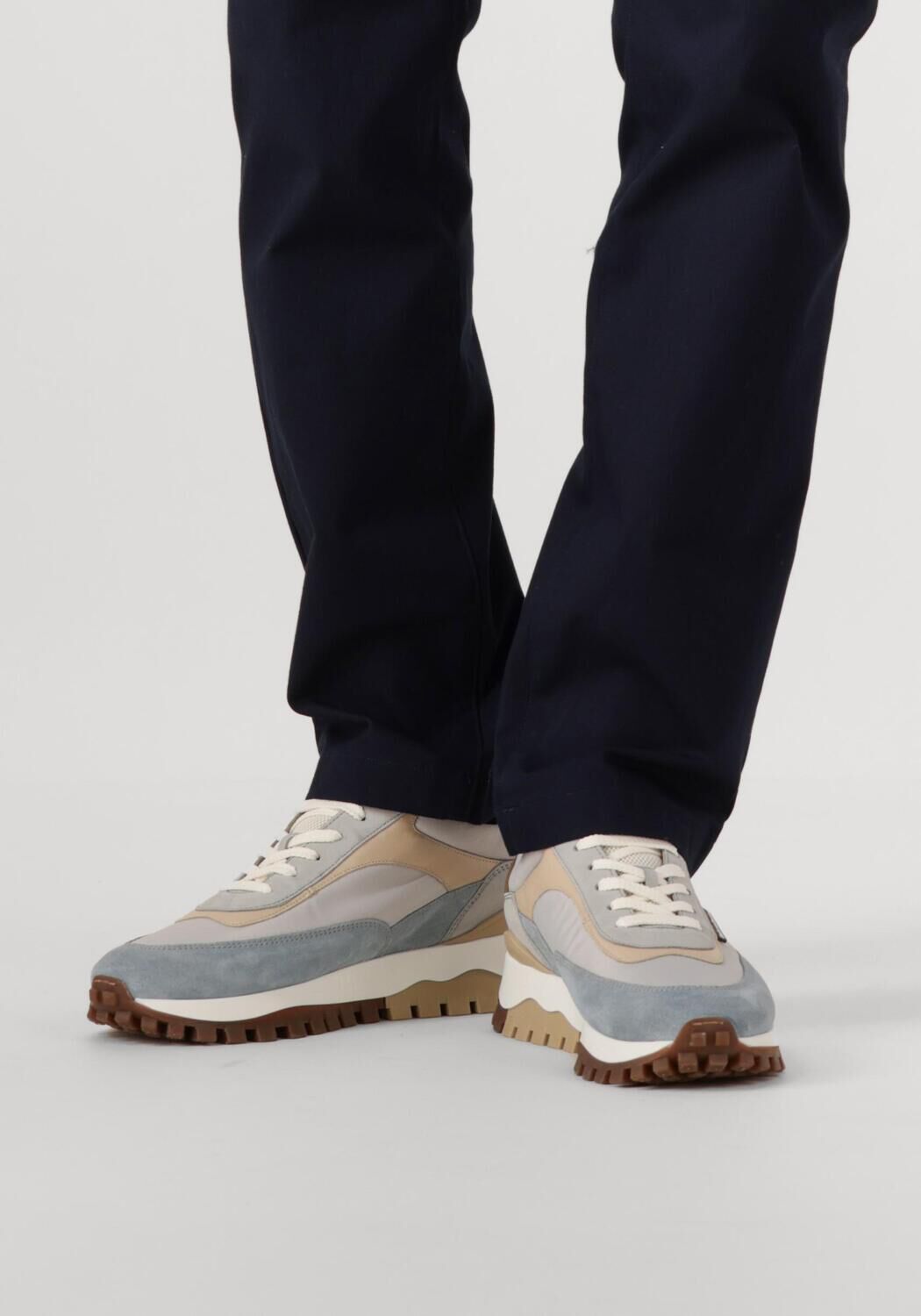 Blaue FLORIS VAN BOMMEL Sneaker Low SFM-10157  DE GROMMER - large