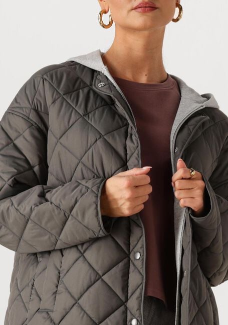 Dunkelgr&uuml;n WITHBLACK Wattierte Jack WBLMILANA QUILTED JACKET - large