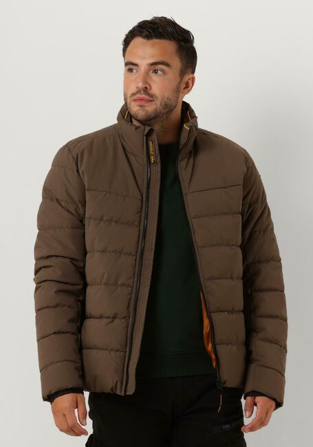 Braune PME LEGEND Wattierte Jack SHORT JACKET AIRGENEER PERFOR STRETCH - large