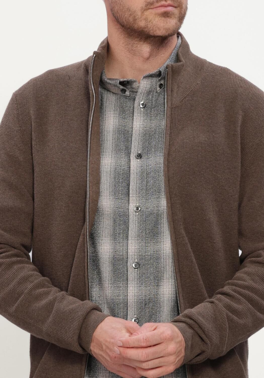 Braune MATINIQUE Strickjacke MALAGOON CARDIGAN - large