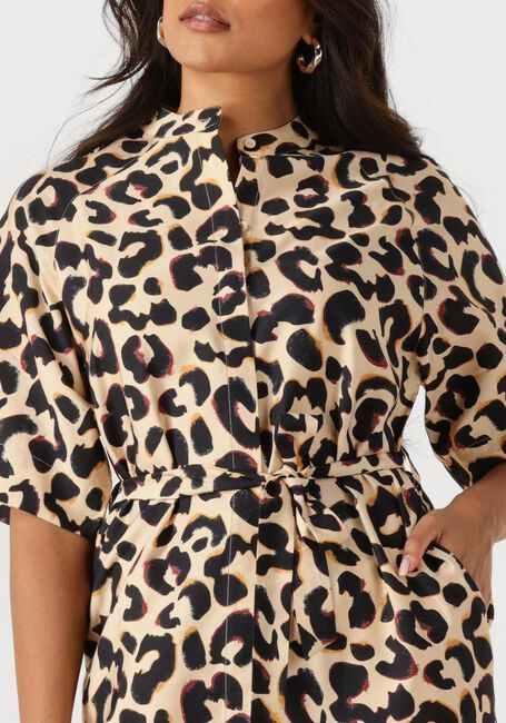 Mehrfarbige/Bunte ANOTHER LABEL Minikleid DENICE ANIMAL DRESS S/S - large