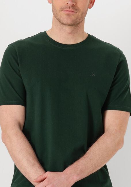 Grüne SCOTCH & SODA T-shirt LOGO REGULAR FIT T-SHIRT - large