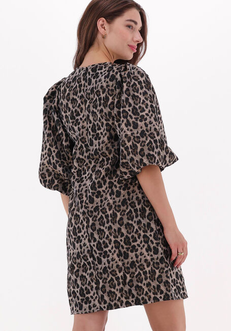 Braune CO'COUTURE Minikleid YOYO ANIMAL DRESS - large