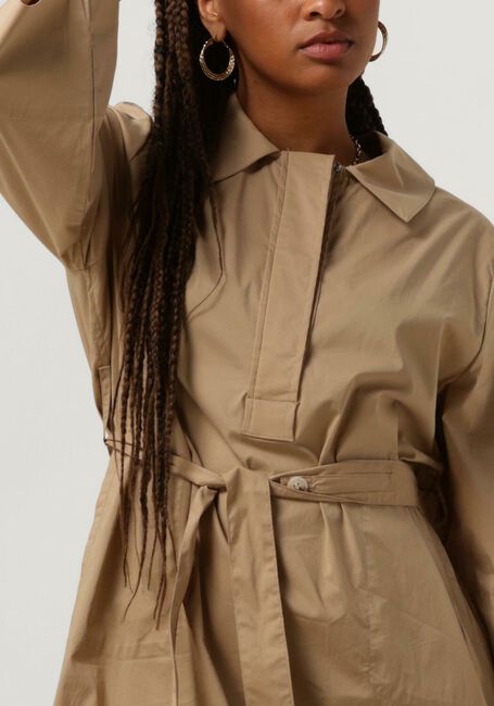 Cognacfarbene NUKUS Midikleid ALANI DRESS - large