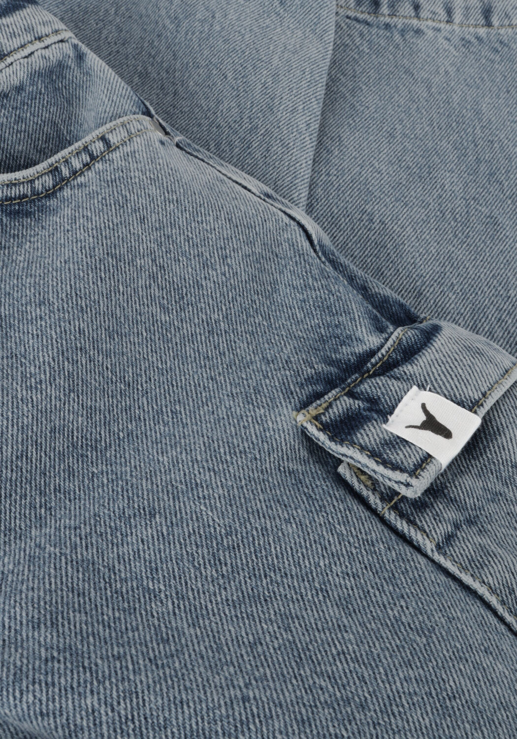 Blaue ALIX MINI Wide jeans WOVEN DENIM CARGO PANTS - large